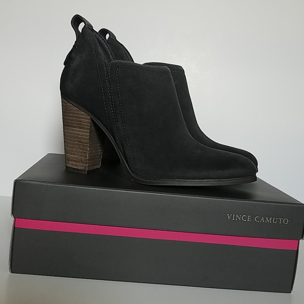 Vince Camuto // suede booties